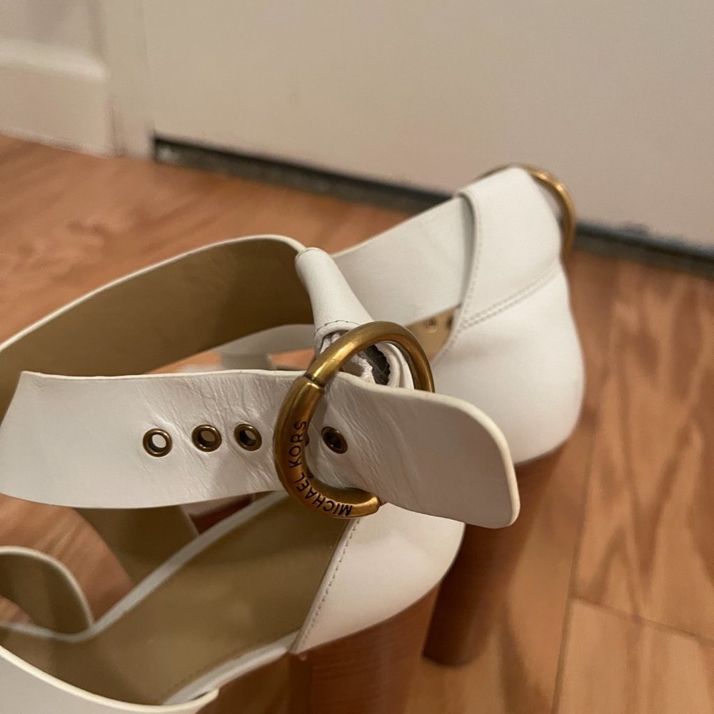 white sandals - Picture 2 of 4